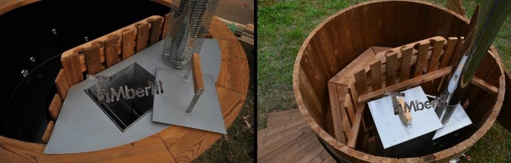 MIT HOLZ BEHEIZTE HEIZUNG IM VERGLEICH ZU ELEKTRISCHER HEIZUNG FÜR BADETONNEN IM FREIEN (2)