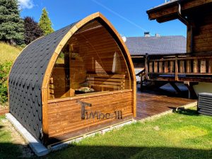 Außensauna Gartensauna Iglu Pod Mit Holzofen Elektrisch (4)