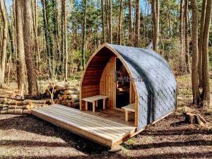 Außensauna Gartensauna Iglu Pod Mit Holzofen Elektrisch (6)