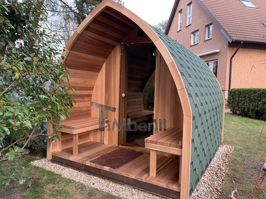 AUSSENSAUNA FÜR GARTEN IGLU DESIGN Zeuthen Deutschland 3