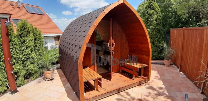 AUSSENSAUNA FÜR GARTEN IGLU DESIGN, Ingo Und Britt, Gemeinde Angersdorf, Deutschland (3)