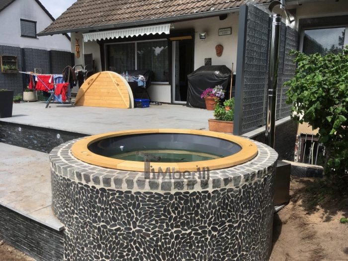 Badezuber Fiberglas Terrasse Einbaumodell Mit Konischen Wänden, Oliver, Burgwedel, Deutschland (2)