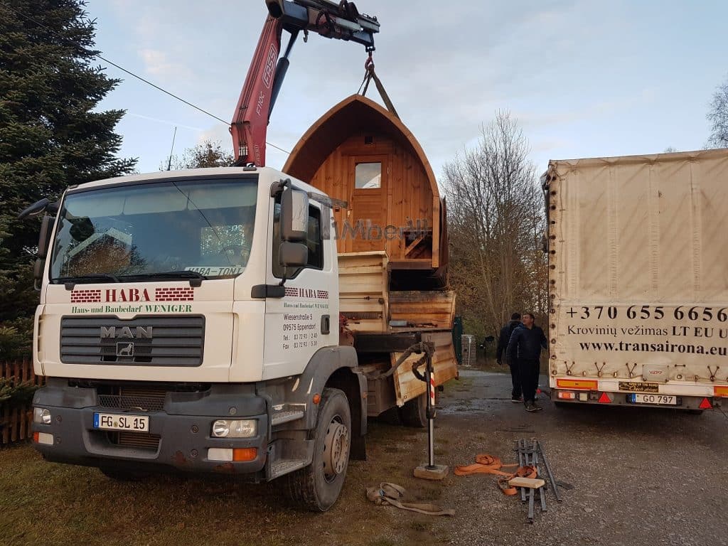 Außensauna für Garten Iglu Design Carsten Sachsen Deutschland 1