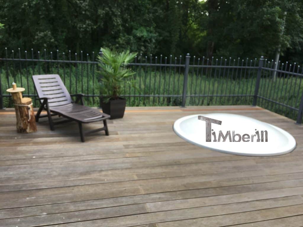 BADETONNE FIBERGLAS TERRASSE EINBAUMODELL CLASSIC MODELL Andrea Moos Deutschland 5