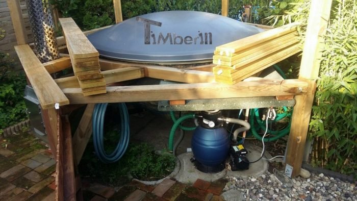 Badezuber Fiberglas Terrasse Einbaumodell mit konischen Wänden, Daniel, Barsbüttel, Deutschland 4 Badezuber Fiberglas Terrasse Einbaumodell Mit Konischen Wänden, Daniel, Barsbüttel, Deutschland (4)