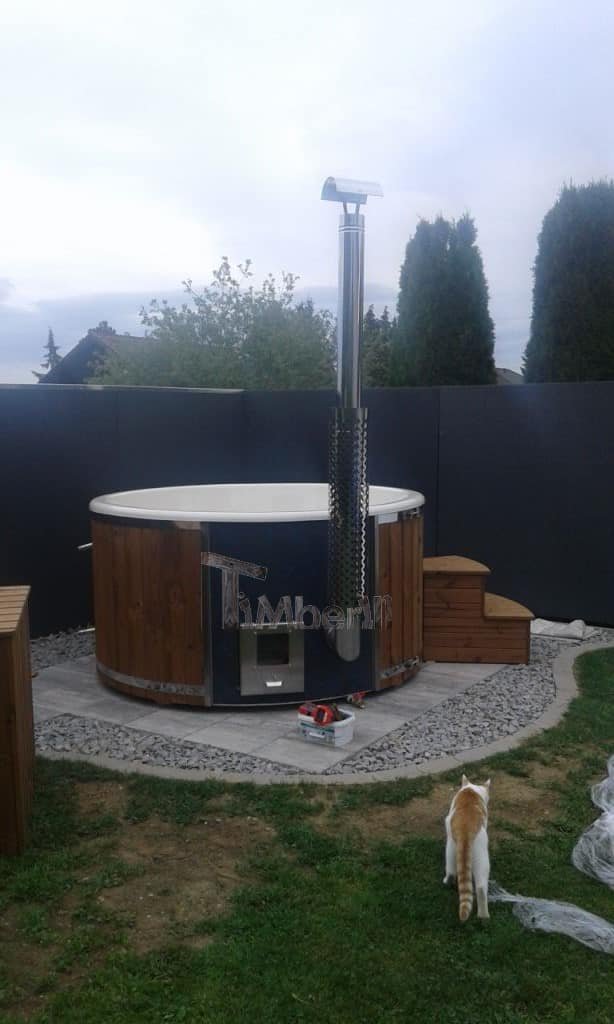 Badefass gfk Thermoholz mit integriertem Ofen Wellness Royal, Christian, Neukirchen am Walde, Deutschland 2 Badefass Gfk Thermoholz Mit Integriertem Ofen Wellness Royal, Christian, Neukirchen Am Walde, Deutschland (1)