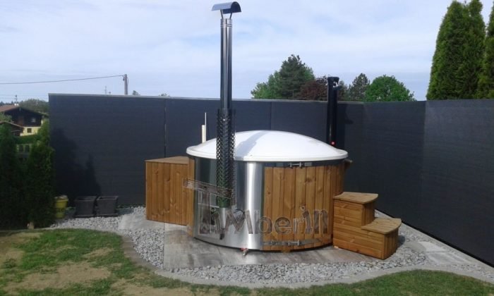 Badefass gfk Thermoholz mit integriertem Ofen Wellness Royal, Christian, Neukirchen am Walde, Deutschland 5 Badefass Gfk Thermoholz Mit Integriertem Ofen Wellness Royal, Christian, Neukirchen Am Walde, Deutschland (2)