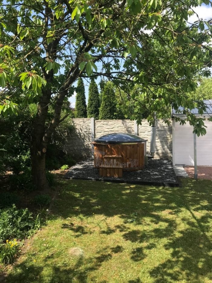 Badefass gfk Thermoholz mit integriertem Ofen Wellness Royal, Joachim, Lingen,Deutschland 2 Badefass Gfk Thermoholz Mit Integriertem Ofen Wellness Royal, Joachim, Lingen,Deutschland (2)