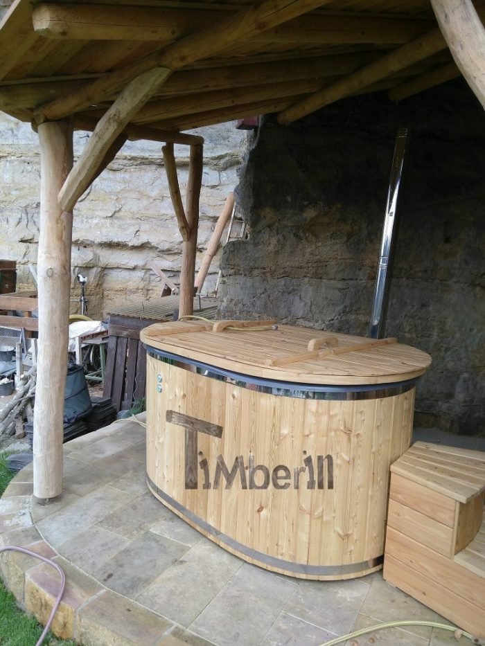 Badetonne Oval mit Fiberglaseinsatz für 2 Personen, Dirk, Rathen, Deutschland 3 Badetonne Oval Mit Fiberglaseinsatz Für 2 Personen, Dirk, Rathen, Deutschland (2)