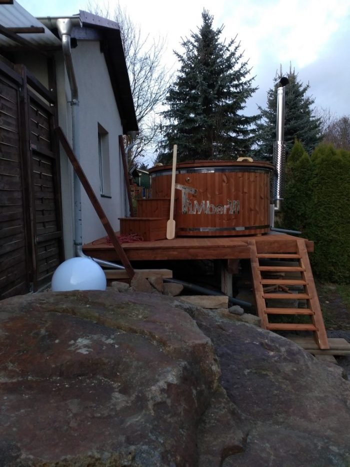 Badefass gfk Thermoholz mit integriertem Ofen Wellness Royal, Mirko, Hainewalde, Germany 2 Badefass Gfk Thermoholz Mit Integriertem Ofen Wellness Royal, Mirko, Hainewalde, Germany