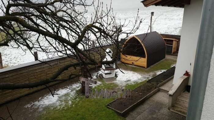 Außensauna für Garten Iglu Design, Ruth, Saalfelden, Österreich 2 Außensauna Für Garten Iglu Design, Ruth, Saalfelden, Österreich (1)