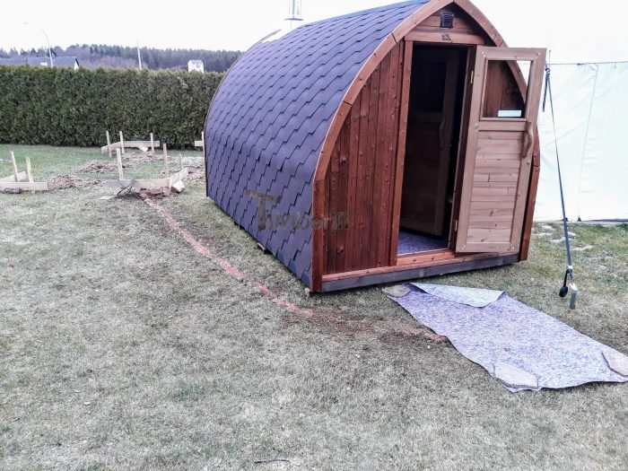 Außensauna für Garten Iglu Design, Norbert, Wald, Deutschland 2 Außensauna Für Garten Iglu Design, Norbert, Wald, Deutschland (2)