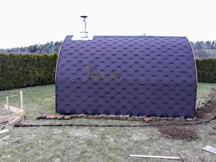 Außensauna für Garten Iglu Design, Norbert, Wald, Deutschland 4 Außensauna Für Garten Iglu Design, Norbert, Wald, Deutschland (4)