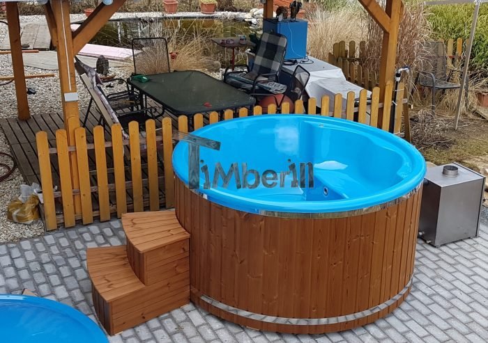 Badezuber GFK mit Aussenofen, Otto, Kleinmürbisch, Österreich 7 Badezuber GFK Mit Aussenofen, Otto, Kleinmürbisch, Österreich (3)