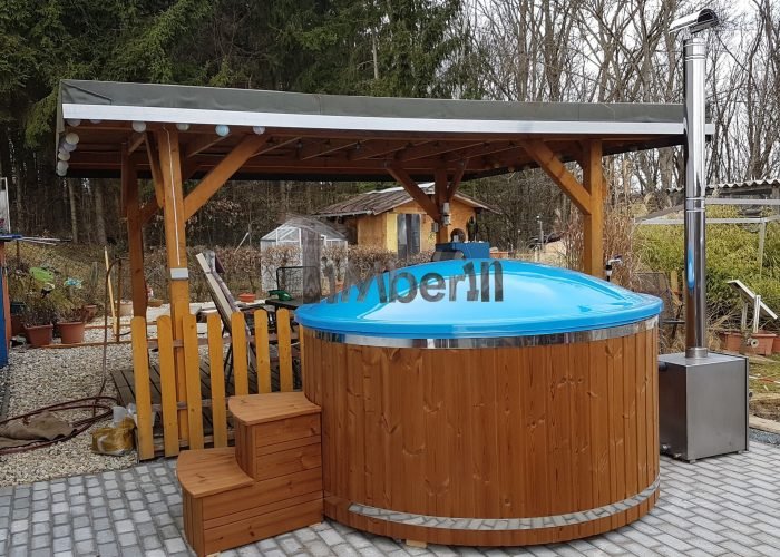 Badezuber GFK mit Aussenofen, Otto, Kleinmürbisch, Österreich 8 Badezuber GFK Mit Aussenofen, Otto, Kleinmürbisch, Österreich (5)