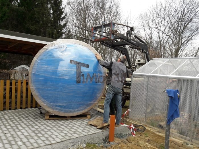 Badezuber GFK mit Aussenofen, Otto, Kleinmürbisch, Österreich 4 Badezuber GFK Mit Aussenofen, Otto, Kleinmürbisch, Österreich (9)