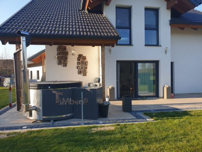 Badezuber Fiberglas Terrasse Einbaumodell mit konischen Wänden, Bianca, Zell an der Pram, Österreich 3 Badezuber Fiberglas Terrasse Einbaumodell Mit Konischen Wänden, Bianca, Zell An Der Pram, Osterreich (2)