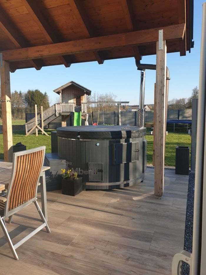 Badezuber Fiberglas Terrasse Einbaumodell mit konischen Wänden, Bianca, Zell an der Pram, Österreich 6 Badezuber Fiberglas Terrasse Einbaumodell Mit Konischen Wänden, Bianca, Zell An Der Pram, Osterreich (6)