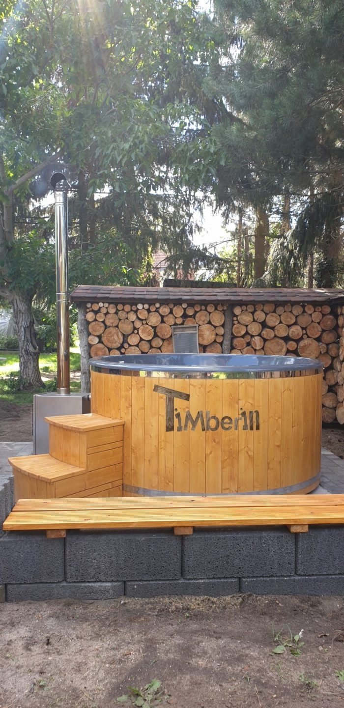 Badezuber GFK mit Aussenofen, Stefan, Cottbus, Deutschland 4 Badezuber GFK Mit Aussenofen, Stefan, Cottbus, Deutschland (4)