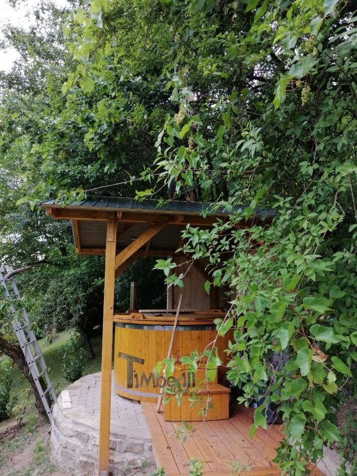 Badezuber GFK mit Aussenofen, Gerhard, Adelsheim, Deutschland 3 Badezuber GFK Mit Aussenofen, Gerhard, Adelsheim, Deutschland (3)