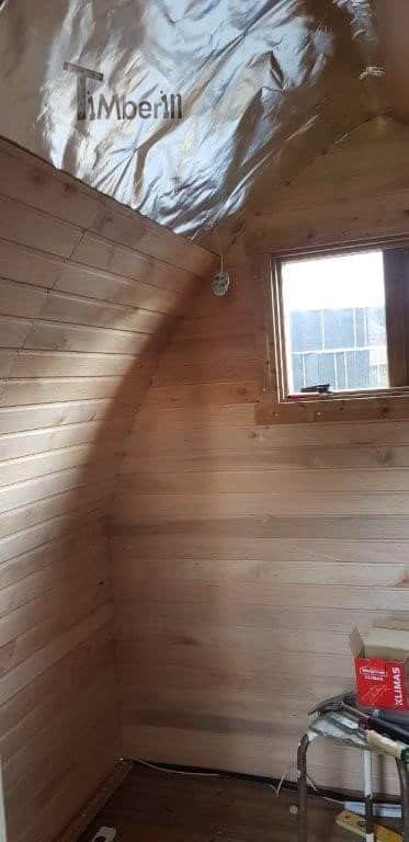 Außensauna Gartensauna Iglu Pod mit Holzofen Elektrisch, Volker, Jena, Deutschland 6 Außensauna Gartensauna Iglu Pod Mit Holzofen Elektrisch, Volker, Jena, Deutschland (5)