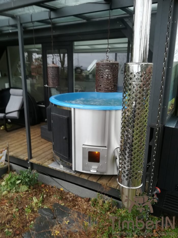 Badezuber Badefass GFK mit WPC Verkleidung, Gabrielle, Lontzen, Belgien 4 Badezuber Badefass GFK Mit WPC Verkleidung, Gabrielle, Lontzen, Belgien (3)