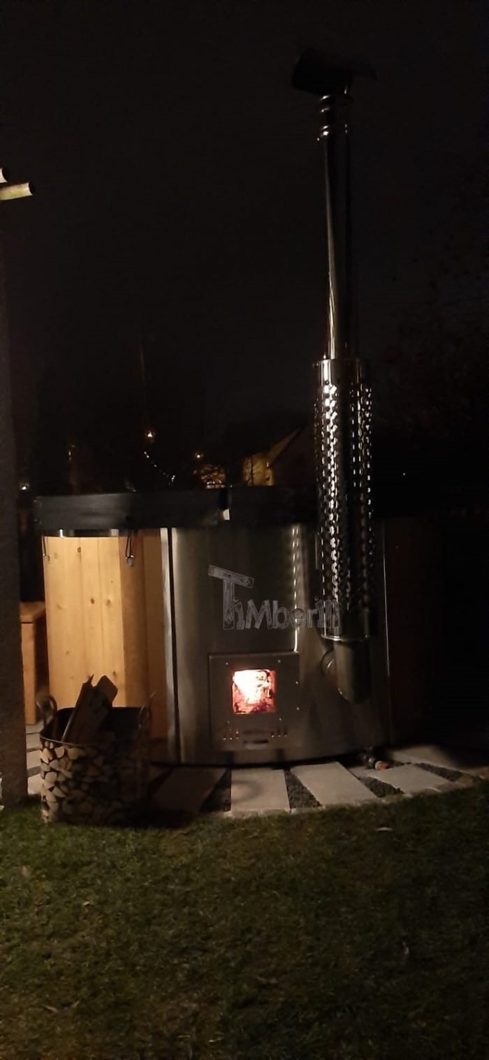 Badezuber GFK Lärche mit integriertem Ofen Wellness Deluxe, Stefan und Daniela, Vilseck, Deutschland 5 Badezuber GFK Lärche Mit Integriertem Ofen Wellness Deluxe, Stefan Und Daniela, Vilseck, Deutschland (5)