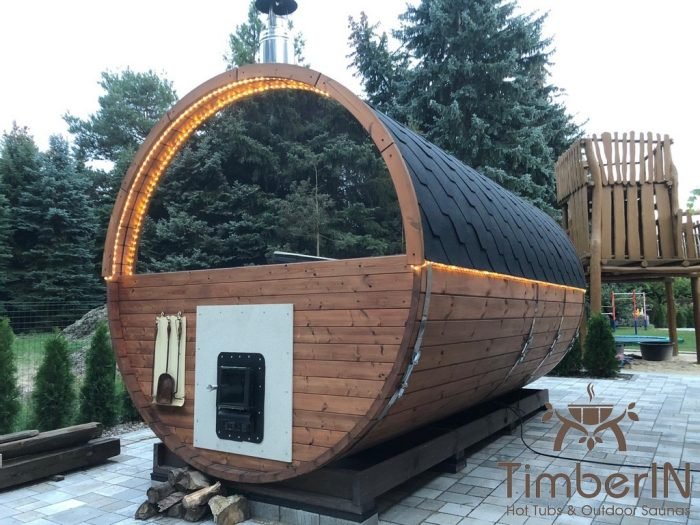 Fasssauna mit Holzofen oder mit elektrischer Heizung HARVIA, Daniel, Weißwasser, Deutschland 2 Fasssauna Mit Holzofen Oder Mit Elektrischer Heizung HARVIA, Daniel, Weißwasser, Deutschland (2)