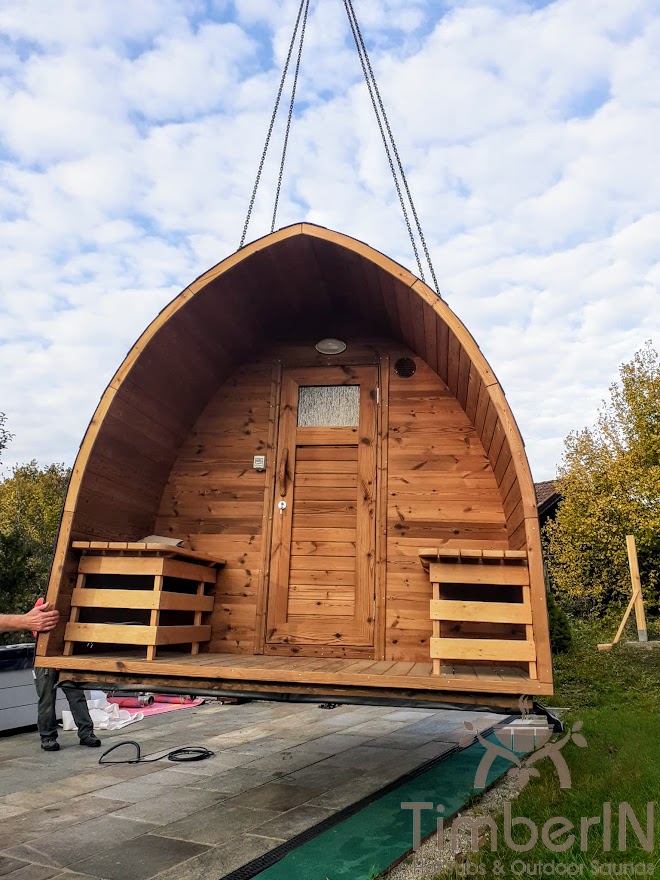 Außensauna Gartensauna Iglu Pod (9)