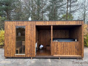 Moderne Garten Sauna Mit Whirlpool (9)